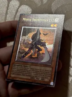 YuGiOh Mystic Swordsman LV2 SOD-EN011 Ultimate Rare Deep Stamp / NA ENHANCED - Image 3