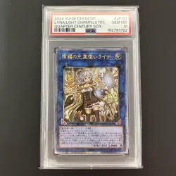 YuGiOh Lyna the Light Charmer Shining PSA10 25th Secret Asia Edition - Image 4