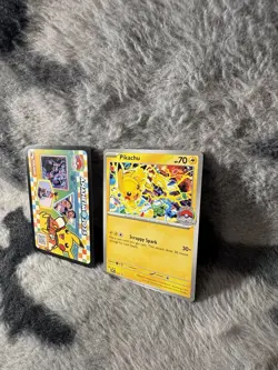 Pokemon Tcg - Pikachu Wolrds 2025 Promo card + RARE code card - Image 4