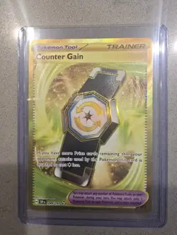 Counter Gain 249/191 | Surging Sparks | Full Art Gold Hyper Rare | Pokemon Card - Image 1