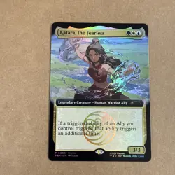 Magic The Gathering Avatar Katara The Fearless Promo Card SDCC Exclusive - Image 1