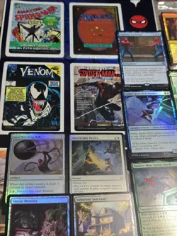 Magic The Gathering Spider Man Pre-Release 100 Cards 1 Mythic, 2 Promos, 9 Rares - Image 2