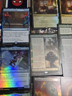 Magic The Gathering Spider Man Pre-Release 100 Cards 1 Mythic, 2 Promos, 9 Rares - Image 4