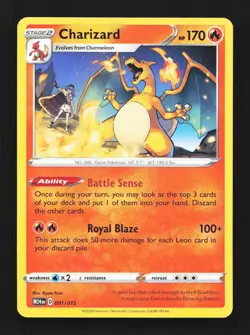 Charizard 025/185 NM Vivid Voltage English Pokemon Card TCG - Image 1