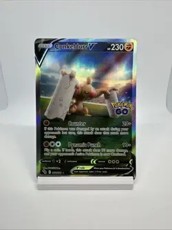 Conkeldurr V Pokemon Card Alternate Full Art Ultra Rare Pokemon GO 74/78 NM - Image 1