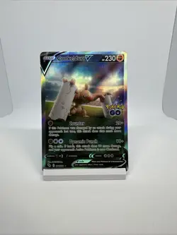Conkeldurr V Pokemon Card Alternate Full Art Ultra Rare Pokemon GO 74/78 NM - Image 2