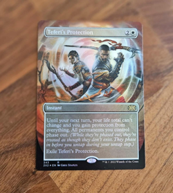 Teferi's Protection - BORDERLESS FOIL - NM - MTG - Image 1