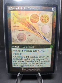 Sword of the Meek (122) Schematic The Brothers' War Retro Artifacts BRR MTG Foil - Image 1