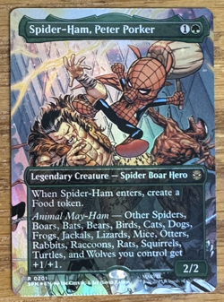 MTG Marvel Spider-Man, Spider-Ham, Peter Porker* - Borderless Foil - Image 1
