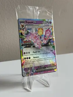 2025 Pokemon TCG • Espeon ex Prismatic Evolutions Promo • 034/131 NM Sealed - Image 3