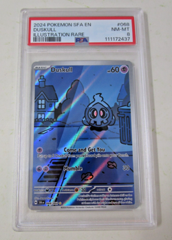 Duskull Illustration Rare 2024 Pokemon Shrouded Fable SFA #068 [PSA 8] Graded - Image 2