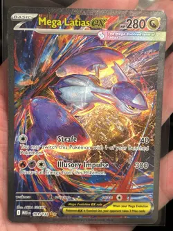 NM Ungraded Pokemon TCG Mega Latias EX SIR 181/132 Mega Evolution English 2025 - Image 1