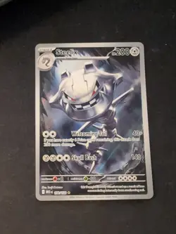 Steelix 150/132 Illustration Rare Pokemon Mega Evolution NM - Image 1