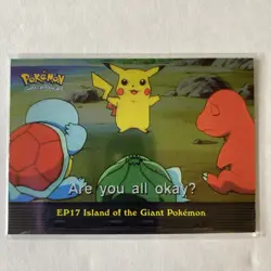Topps Pokemon Tv Animation Series 2 Ep17 Island of the Giant Pokemon Holo NM/LP - Image 1