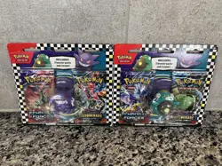 Pokemon Back To School Eraser Blister Gengar & Bellibolt Sealed - Image 1