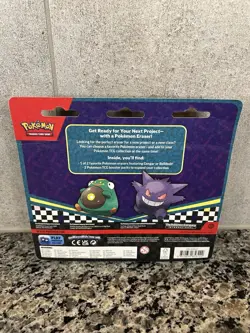 Pokemon Back To School Eraser Blister Gengar & Bellibolt Sealed - Image 4