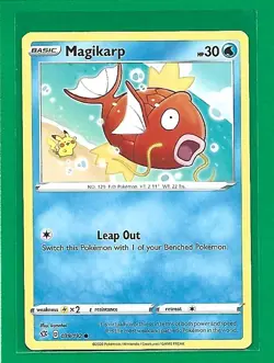 Pokemon TCG SWSH Rebel Clash Magikarp #39/192 Regular Common - Image 1