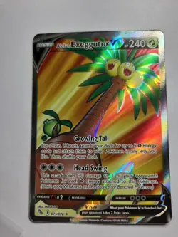 Alolan Exeggutor V - 071/078 Pokemon GO FULL ART Pokemon - NM Pokemon Tcg - Image 1