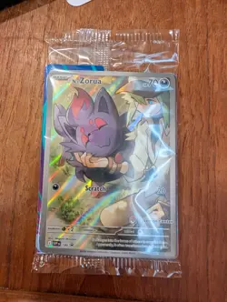 N’s Zorua SVP 189 - Pokemon Center Exclusive Stamped Promo - Journey Together - Image 1