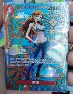 One Piece Chinese Card Game Awakening of the New Era Nami OP01-106 SP Card NM - Image 1