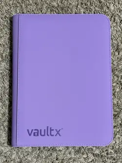 Vault X Just Purple 9-Pocket Exo-Tec Zip Binder - 360 Cards - New - Image 1