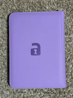 Vault X Just Purple 9-Pocket Exo-Tec Zip Binder - 360 Cards - New - Image 2