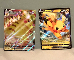 Crown Zenith Pikachu Premium Collection Pin + Promo Cards! Exclusive Walmart Pin - Image 3