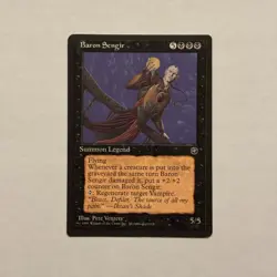Baron Sengir LP Homelands Rare Magic the Gathering Card - Image 1