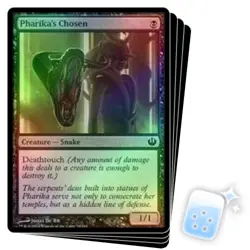 FOIL PHARIKA'S CHOSEN X4 Journey Into Nyx JOU Magic MTG MINT CARD - Image 1