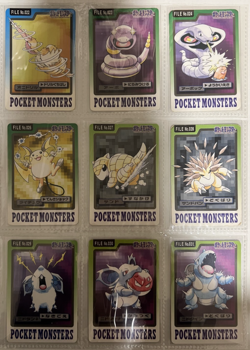 Pokemon Card Complete Non-Holo Bandai Carddass Set 125 Card MP/DMG Japanese - Image 5