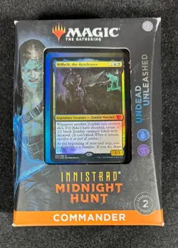 Magic the Gathering MTG Innistrad Midnight Hunt Commander Deck Undead Unleashed - Image 1