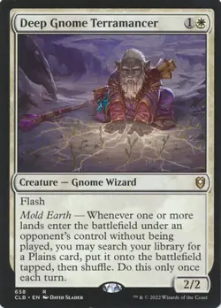 MTG Battle for Baldur's Gate - Deep Gnome Terramancer - Image 1