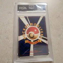 1998 Pokemon Japanese Gym The Rocket’s Trap Holo PSA 1 Poor - Image 2