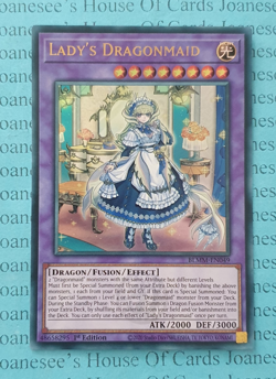 BLMM-EN049 Lady's Dragonmaid Ultra Rare Yu-Gi-Oh Card 1st Edition New - Image 1