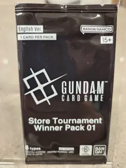 Gundam TCG Tournament Winner Pack Card Game Promo Foil Alt Art - Image 1
