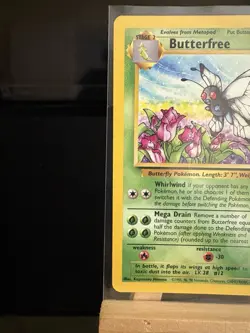 BUTTERFREE - 33/64 Jungle Set - Uncommon Regular - Pokemon TCG Card WOTC - Image 2