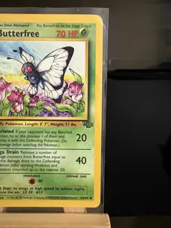 BUTTERFREE - 33/64 Jungle Set - Uncommon Regular - Pokemon TCG Card WOTC - Image 3