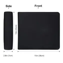 Rayvol Trading Card Binder, 12 Pocket Fit 1800 Cards - Metal D-Ring Card Holder - Image 2