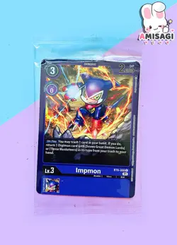 Digimon Card Game - Impmon BT6-068 U ENG PROMO Karte Anime Manga TCG Neu - Image 1