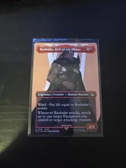Raubahn, Bull of Ala Mhigo Borderless R0388 Final Fantasy MTG NM - Image 1