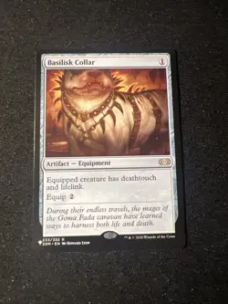 Basilisk Collar Double Masters The List MTG NM - Image 1