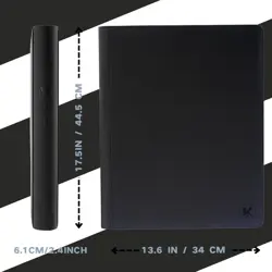 KUOOKING 1408+ Pockets Trading Card Binder 16-Pocket Card Ablum Compatible w/MTG - Image 2