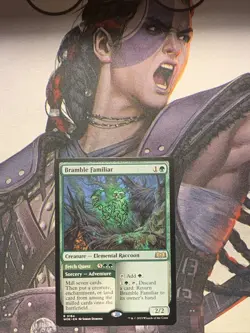 MTG Bramble Familiar - Wilds of Eldraine (WOE) NM Rare #164 - Image 1