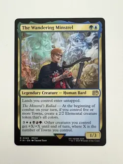 The Wandering Minstrel MTG Magic the Gathering Card NM Near Mint FIN - Image 1