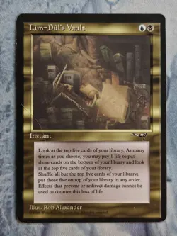 Lim-Duls Vault x 4 - Alliances - Magic the Gathering - MTG - Light Play - Image 2