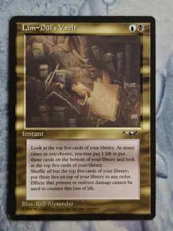 Lim-Duls Vault x 4 - Alliances - Magic the Gathering - MTG - Light Play - Image 4