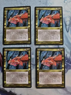 Fire Covenant x 4 - Ice Age - Magic the Gathering - MTG - Light Play - Image 1