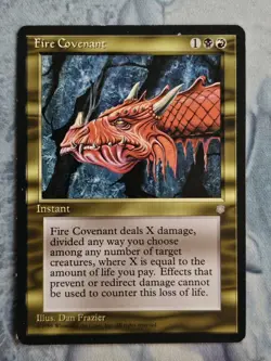 Fire Covenant x 4 - Ice Age - Magic the Gathering - MTG - Light Play - Image 4