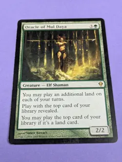 MTG Magic: Zendikar: Oracle of Mul Daya #172/249 Rare - MP - Image 1