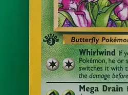 Pokemon Butterfree 33/64 1st Edition d error Misprint Jungle WOTC LP - Image 5